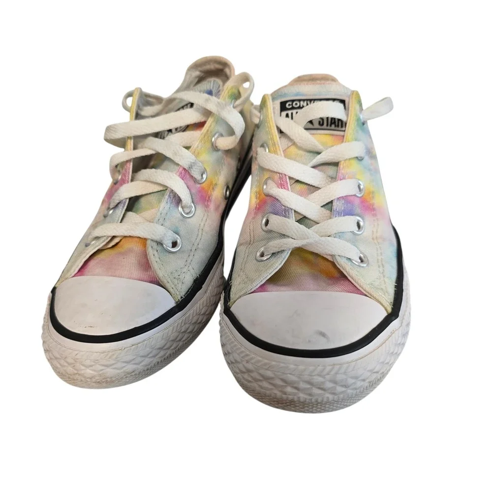 Converse‎ Chuck Taylor All Star Low Youth 1 Tie Dye Multi Color Sneakers 365582F
